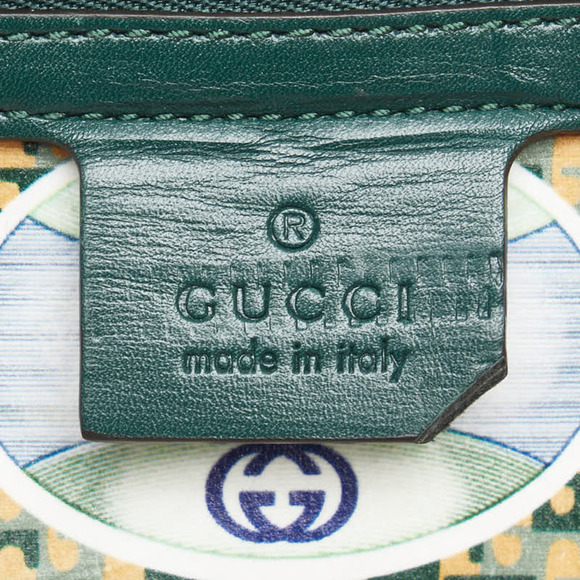 GUCCI Green Leather Shoulder Bag - Picture 15 of 16